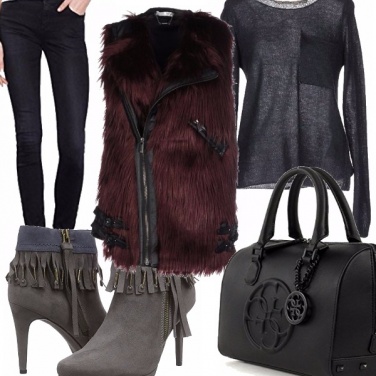 Outfit Gilet trendy