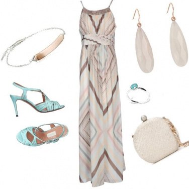 Outfit Cerimonia estiva- rose and sky