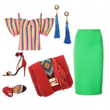 Outfit Baciata dal sole come un arcobaleno