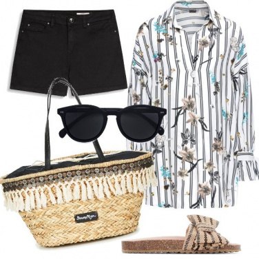 Outfit Una maxi camicia