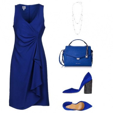 Outfit Cerimonia Estiva in Blu Elettrico