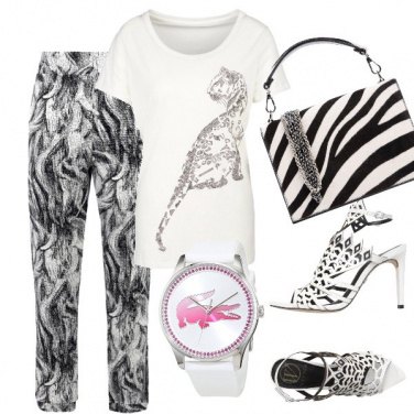 Outfit White animal