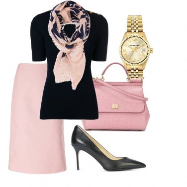 Outfit Office pink