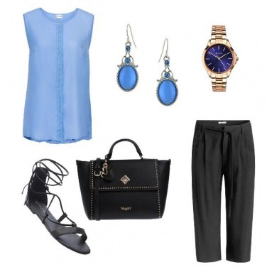 Outfit Azzurro cielo