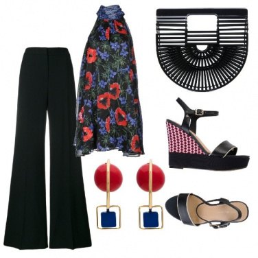 Outfit Papaveri e Fiordalisi