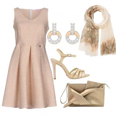 Outfit Cerimonia nude-look