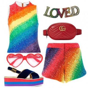 Outfit Over The Rainbow