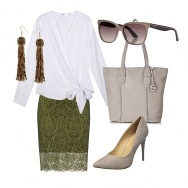 Outfit La gonna di pizzo