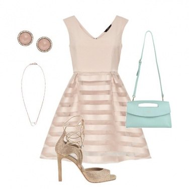 Outfit La damigella rose gold