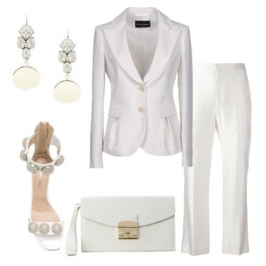 Outfit Un party in bianco