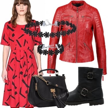 Outfit Il rosso che stuzzica