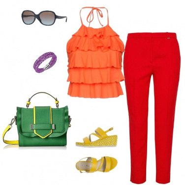 Outfit Arcobaleno estivo