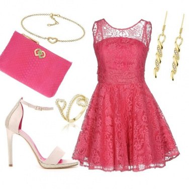 Outfit Fucsia con stile