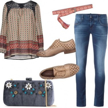 Outfit La blusa folk
