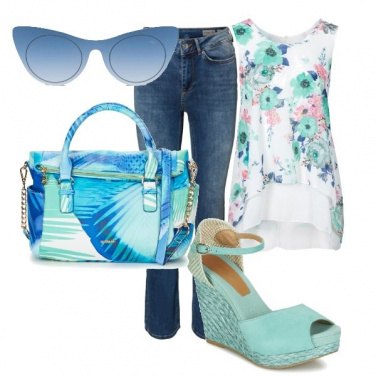 Outfit Con i colori del cielo