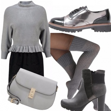 Outfit Pazza per il grigio!
