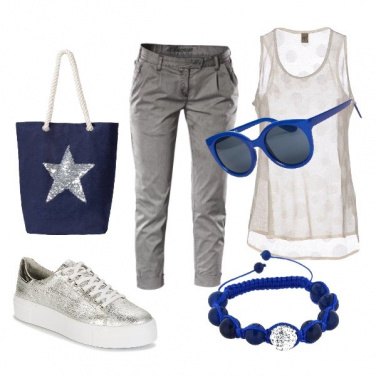 Outfit Dettagli blu