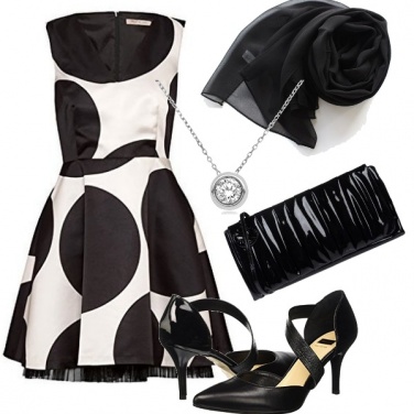 Outfit Serata in bianco e nero