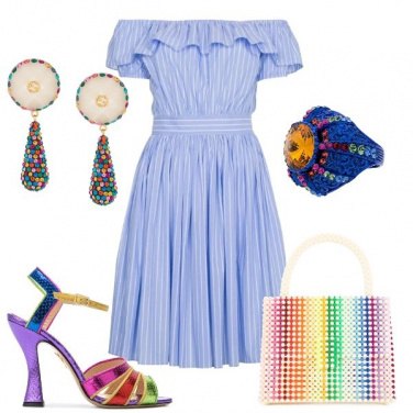 Outfit Dettagli arcobaleno
