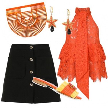 Outfit Orange style