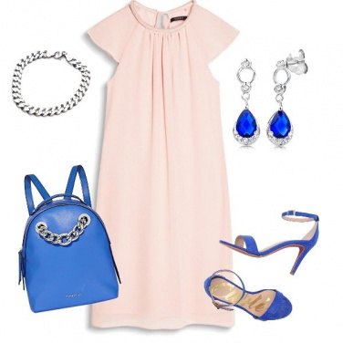 Outfit Accessori blu elettrico