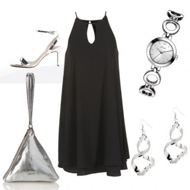 Outfit Argento di sera