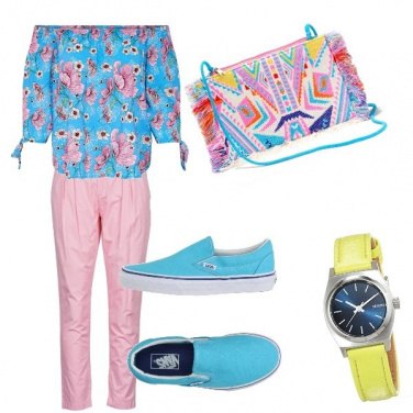 Outfit Estate arcobaleno