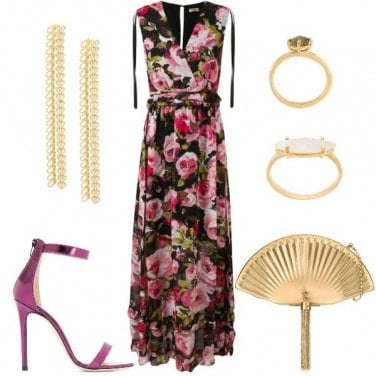 Outfit Cerimonia in Maxi Dress