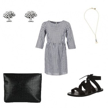 Outfit Bianco nero