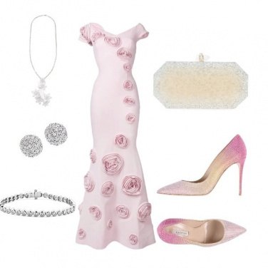 Outfit Bon ton in rosa