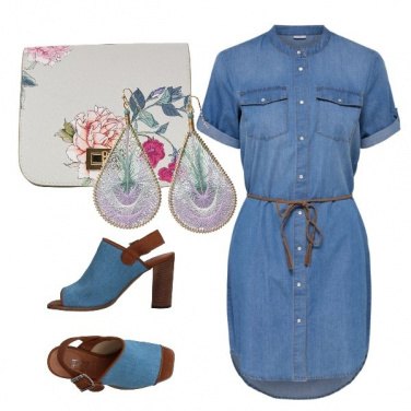 Outfit Denim dress