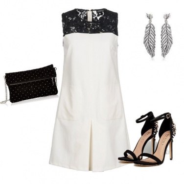 Outfit Passione bianco e nero