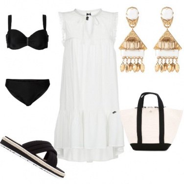 Outfit Bianco e nero