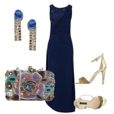Outfit Blu e auguri