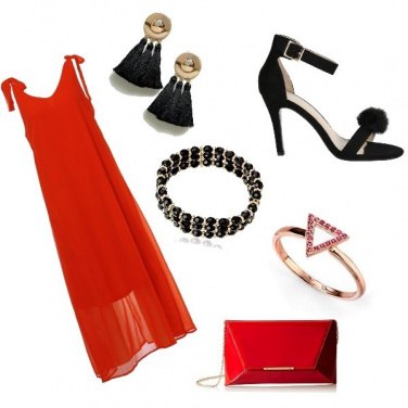 Outfit Rosso di sera bel tempo si spera