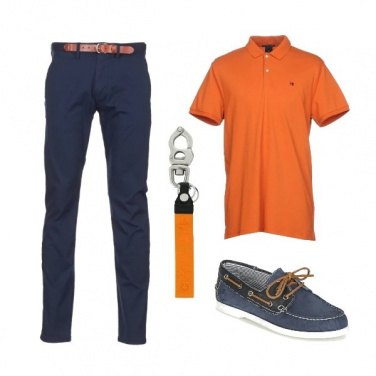 Outfit Polo arancione