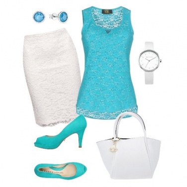 Outfit Pizzo in ufficio