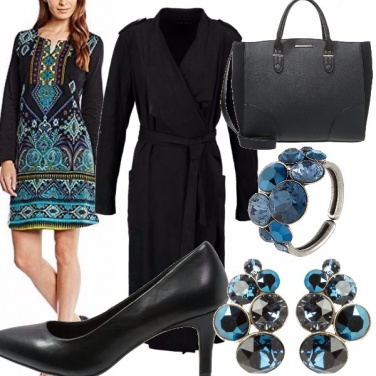 Outfit Il trench al lavoro