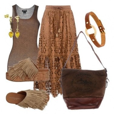 Outfit Choker etnico