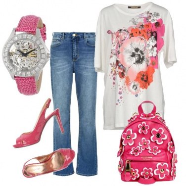 Outfit Jeans e tacchi