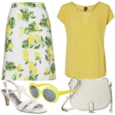 Outfit La gonna con i limoni
