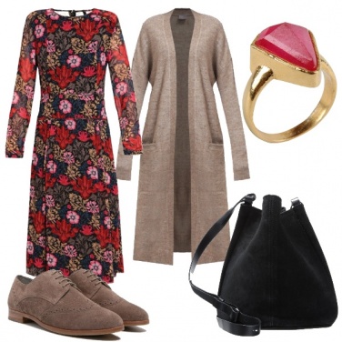 Outfit Autunno fiorito