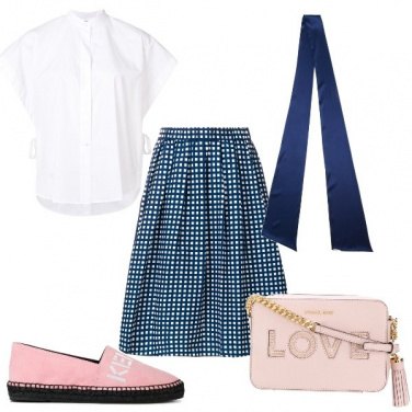Outfit Il foulard tra i capelli