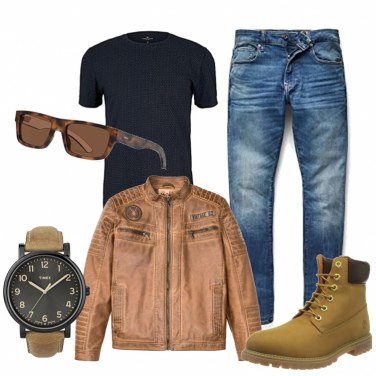 Botas hombre amarillo con lazos Lumberjack | Bantoa