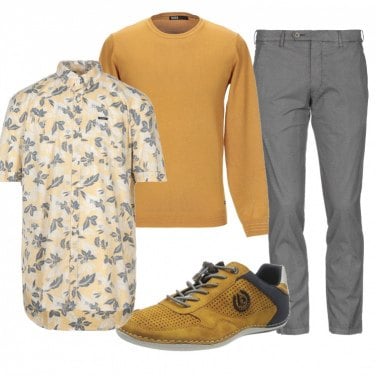 camisa manga corta outfit