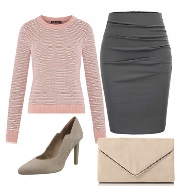 Outfit Faldas Gris Mujer: 4 Outfit Mujer | Bantoa