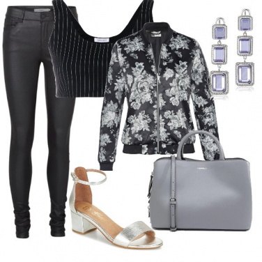 Outfit Solo un tocco di argento