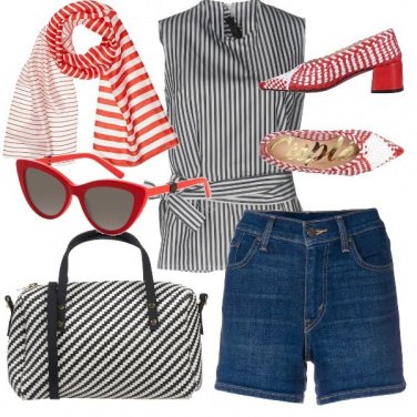 Outfit A vita alta