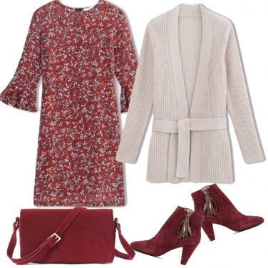 Outfit Burgundy