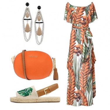 Outfit Vestito in fantasia floreale